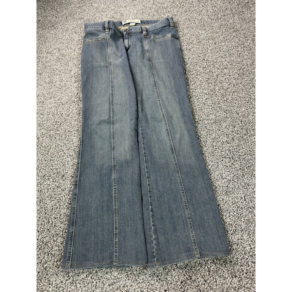 Vintage Y2K Gap Bootcut Jeans Women's Size 12 Blue Baggy